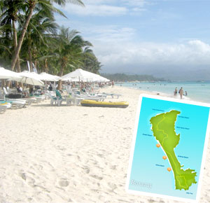 Boracay's white sand beach