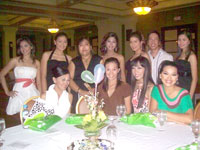 Mate Espina and Noel Iligan with the girls.