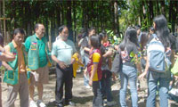 TREE PLANTING ACTIVITY at Maasin Watershed Forest Reserve, Maasin, Iloilo—A joint project of Iloilo Emerald Lions Club, Inc. and St. Augustine College of Nursing. Iloilo Emerald Lions Club officers and members present were President Rodrigo Sorongon, PP Lion Remy Gumban, Lion Teresa Macalalag and Lion Romeo Cahilgan.