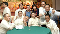 (Sitting) Malbar Ferrer, Carlos Garcia, Romy Reyes, Francis Dela Cruz and Neil Valera. (Standing) Jun Rojas, Alden Lim, Cora Martinez, Therese Robles, Bert Onglamsing and Ruben Ramirez