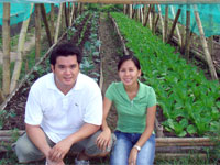 Entrepreneurs Ramon Jr and Francine Uy.