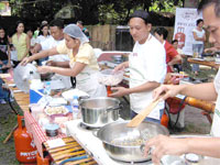 Participants of the adobo competition.
