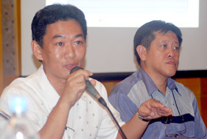 Engr. Randy Pastolero, Executive Vice President of Panay Electric Company, and Engr. Adrian Moncada, Assistant Vice President of Panay Power Corporation.