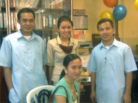 Herbert Edral, Joseph Rodrigo, Mercy Gevero and Princess Lamis.