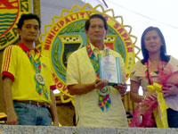 SB Member Kenneth Hondrado, Mayor Orosco and Usec Lorelei Fajardo.