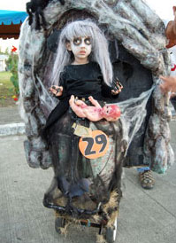 1st placer in the Kiddie Halloween Costume.