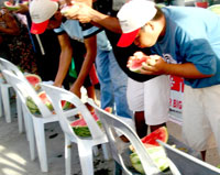 Sandiya Eating Contest.