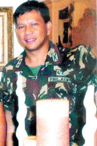 Lt. Col Tyne Bañas, Batallion Commander 47th IB.