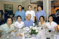 Standing are Manuel Miravite, Rey Flores and Ian Pama while sitting are Lilia Recto, Daisy Nafarete, Atty Perpetuo Nafarete, Julieta Gustilo and Lina Miravite.