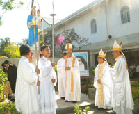 Archbishop Angel Lagdameo, Bishop Romy Lazo and Bishop Gerardo Alminaza