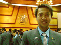 Borres at the ASEAN Secretariat Headquarters in Jakarta, Indonesia.