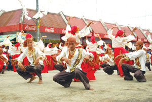 JUST FOR SHOW For the first time in Calinog's Hirinugyaw - Suguidanonay Festival last Sunday, February 1.