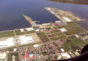 Aerial view of the Bacolod reclamation area.