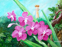 ‘Orchids sa Plaza’ by Lary Dumagat.