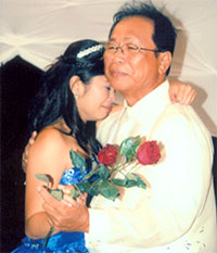 An emotional dance with Lolo Papa, Mansueto Aguirre, Sr.