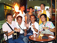 The writer with the Philippine Brotherhood of Magicians.