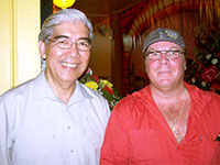 Silay City Mayor Oti Montelibano with Mamma Maria’s Pizza Creator Tommy Brage.