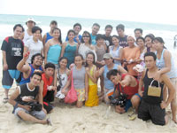 Summer outing with ABS-CBN Staff in Boracay.