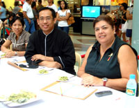 Judges. Ruby del Mar, Miner del Mundo and Marichel Magalona.