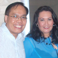 Dr. Fernado Boy Abanilla and wife Arlene O-hara - Abanilla.