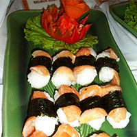 Salmon Sushi.