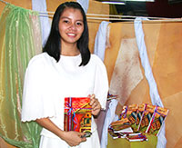 Eunice Guadalope presents her book Handumanan kag Sarit saring Colors.