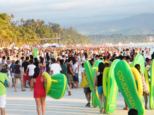 Boracay Island is still the top destination in Western Visayas.
