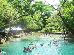 This summer beaches are not the only fun places, the cool waters and dense forest cover of Malumpati springs in Pandan, Antique.