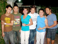 Novi, Rexel Sorza, Joan Jalandoni, Mama Monyeka, Ronald Lulu and Harry Canilao.