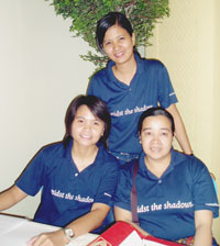Malaya del Rosario, Jasmin Nunal and Emily Banaria.