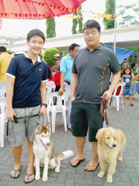 A showdown of dogs at the Capitol