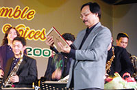 Prof. Rayben R. Maigue, musical director and conductor of the UP Jazz Ensemble.