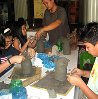 Terra cotta making.