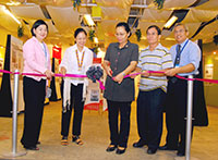 SM City Iloilo Mall manager Girlie Liboon, ICCHCC Chairman Dr. Kristin Treñas, Aboitiz Foundation Inc.'s Dr. Jocelyn Gerra, UPV's Henry Funtecha and SM AVP-Operations Danny Chavez.