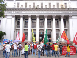 Farmers and peasants under the alliance “Tingug sang Gutom” (Voice of Hunger)