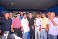 Senator Escudero and Mayor Leonardia with newly inducted NPC members.