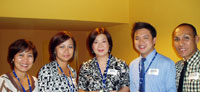 Rizalie Samson, Reina Donesa, Abi Roxas, Neljun Guion and Jury Gallego.