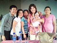 Vinnie, Leonora, Karen, Boots Anson-Roa, Vien and Natividad.