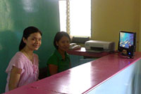 OLM staff Sarah Rose Jardeleza and Cely Palmes.