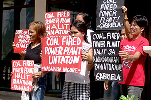 The construction of the coal-fired power plant in Brgy. Ingore, La Paz has already started but protest actions against it continue.