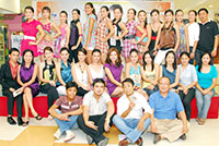 THE MISS SILKA ILOILO 2009 candidates and Cosmetique Asia.