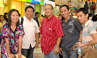 Joy Canon of TMX, Edwin Pateno & Onin Hsia of Cosmetique Asia and Josef.