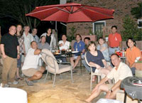 Standing: Edwin Vicencio, Cynthia Gamboa, Niel Akol, Peter Diaz, Mitzi Tongoy, Benjie Escay. Sitting: Jose Luis Tongoy, Louie Ling, Vic Cruz, Diding Gamboa, Emily Vicencio; foreground: Ricky Fontanilla, Coni Fontanilla, Magoo Escay.