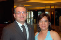 Your Twilighter with Traders Hotel Manila GM Andrea Mastellone.