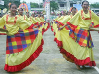 The Tabugon contingent is first prize winner in Udyakan Dance competition in Kabankalan City.