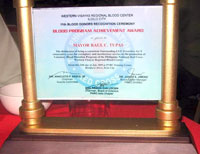 The three awards the municipality of Barotac Viejo earned in one occasion.