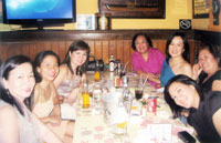 THE GRUF. Shobe Yee, Aileen Clavel, Tina Itaas, Gina Sarabia, Jackie Tinsay, Tess Gequillana and Christia Ablona.