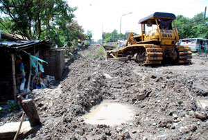 Hundreds of houses are also affected by the road widening