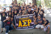 Members of the different chapters of Alpha Sigma Rho
