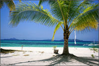 Malcapuya Island in Coron, Northern Palawan